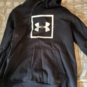 Under Armour Charcoal Hoodie with Iconic Logo
